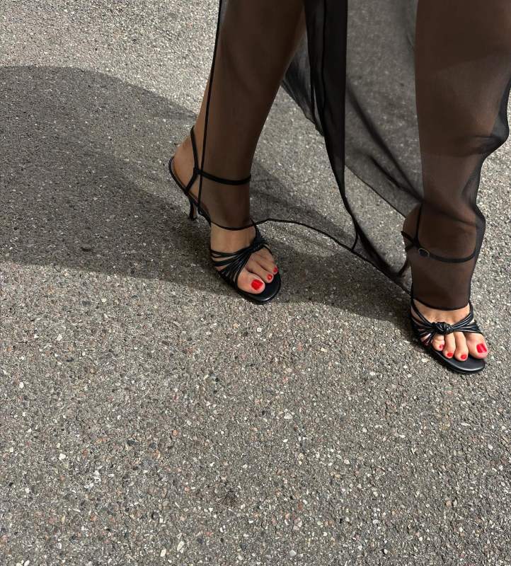 sania d'mina BONDI black leather worn by Hanna Stefansson | hannastefansson's closet