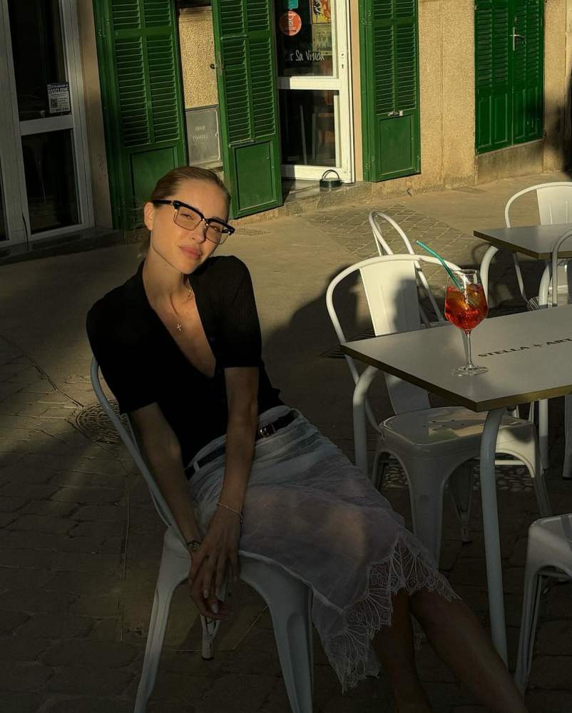 MIU MIU Square glasses and Coperni belted organza midi skirt worn by Pernille Teisbaek | pernilleteisbaek's closet