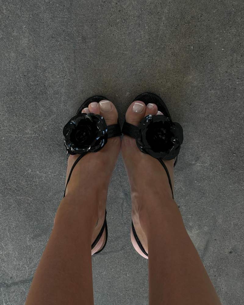 Aquazzura Paris Rose 105mm leather sandals worn by Lovisa Worge | lovisaworge's closet