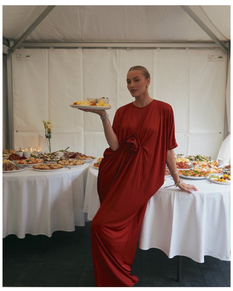 MANGO Flower maxi dress worn by sophiess | sophiess's closet