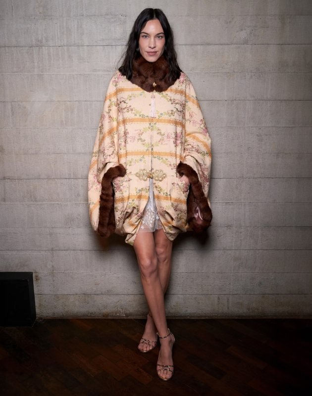 Jimmy Choo Archive Leo 100 leopard-print sandals and CARINE GILSON Lace-trimmed silk-satin chemise worn by Alexa Chung | Alexa Chung Outfit and Style