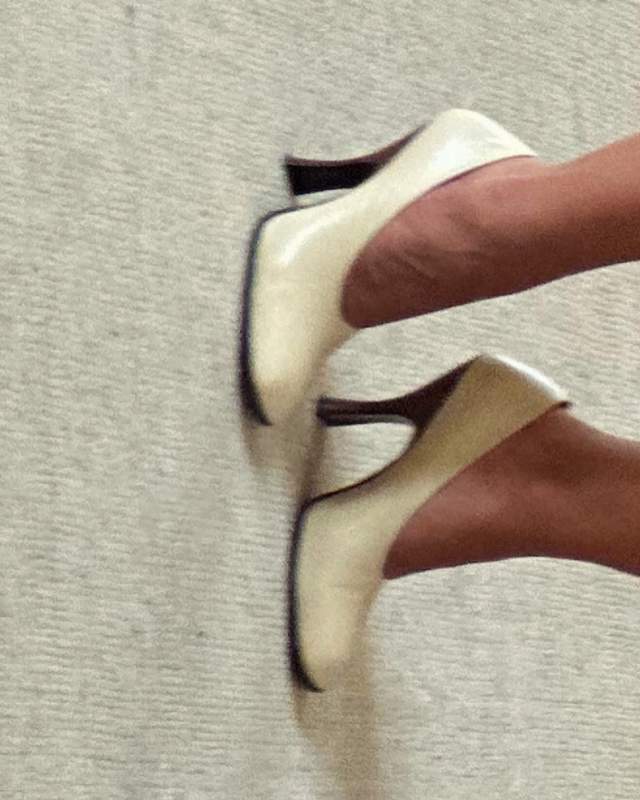 The Row Jade leather pumps worn by Hanna MW | hannamw's closet