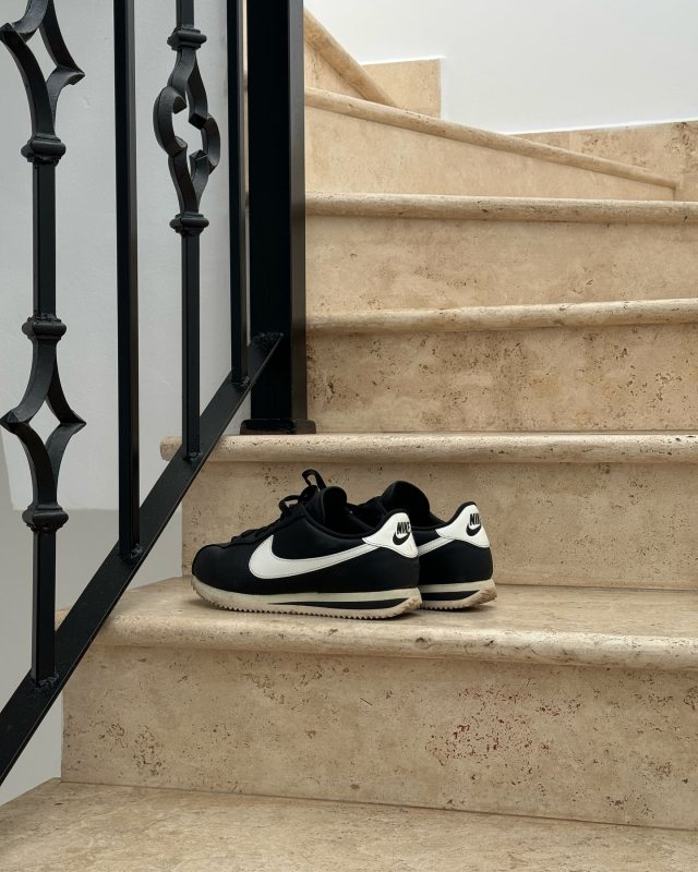 Nike Cortez 23 leather sneakers worn by Josefine Haaning Jensen | josefinehj's closet