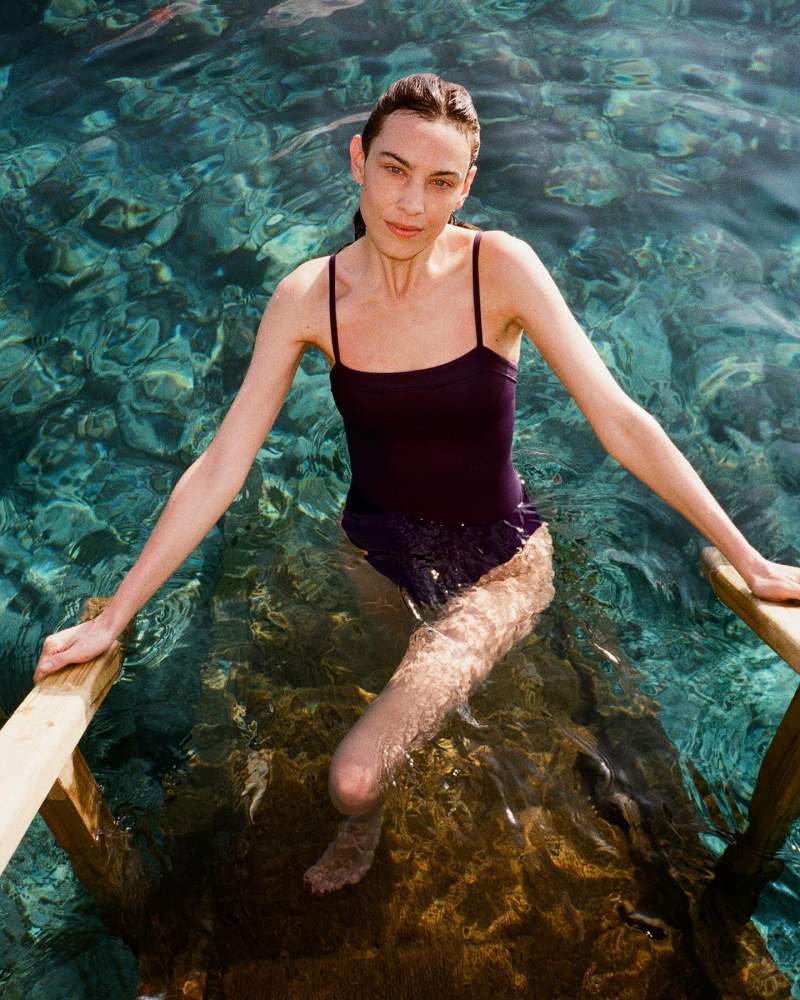 ERES Les Essentiels Aquarelle swimsuit worn by Alexa Chung | alexachung's closet