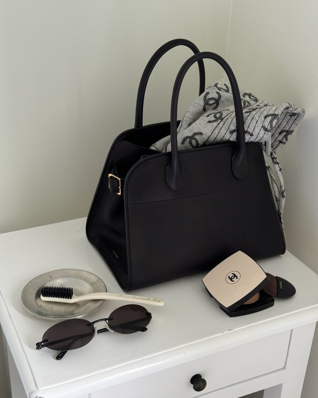 The Row Soft Margaux 10 Bag in Leather shared by Annijor | annijor's closet