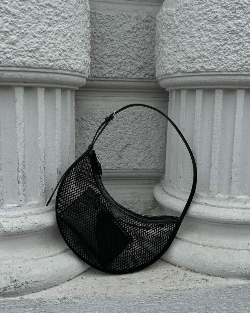 ALAIA Black One Piece Demi Lune Bag worn by Pernille Teisbaek | pernilleteisbaek's closet