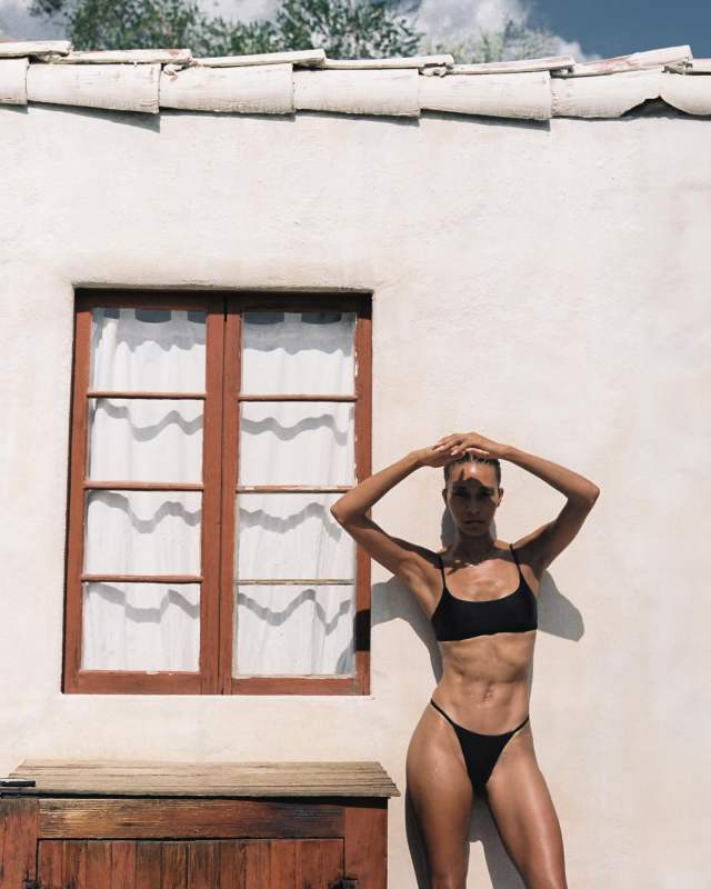 Matteau Black Scoop Bikini worn by TyLynn Nguyen | tylynnnguyen's closet