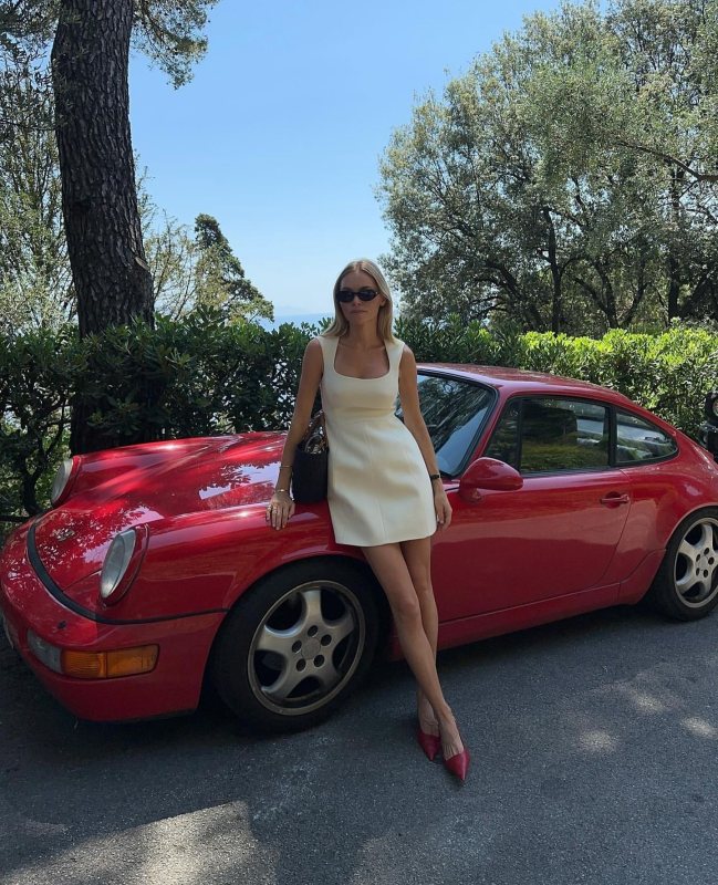 TORY BURCH DOUBLE-FACED WOOL MINIDRESS worn by Claire Rose Cliteur | clairerose's closet