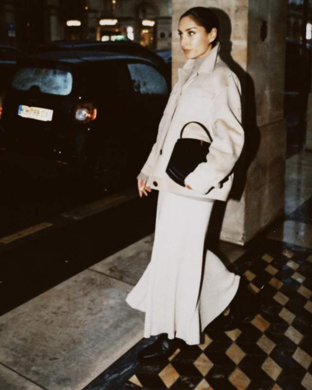 SAVETTE Florence 25 tote bag worn by Géraldine Boublil | erinoffduty's closet