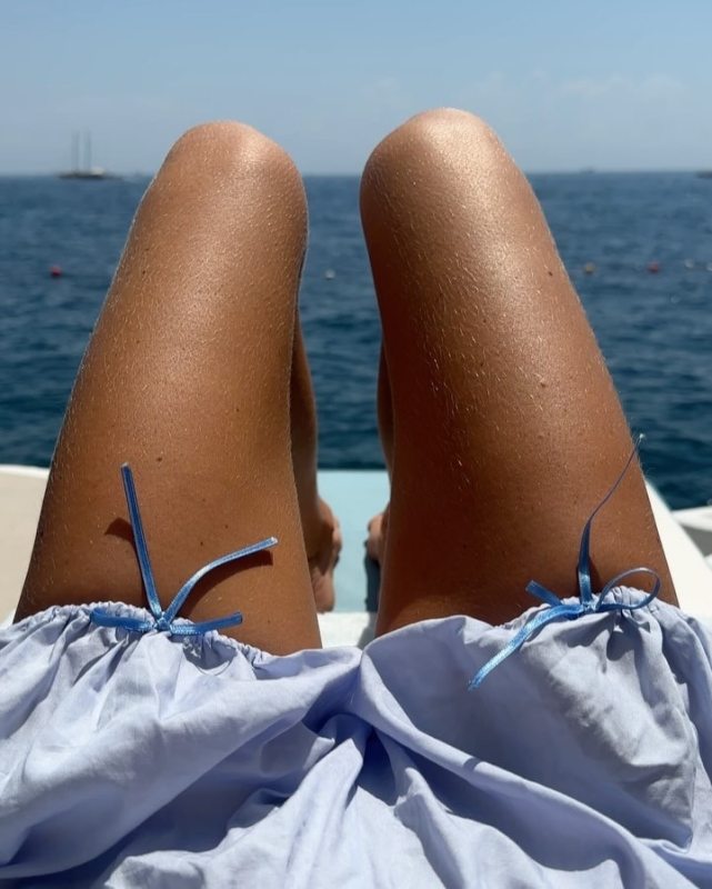 Junny BLUE BLOOMER IN COTTON POPLIN worn by Alice Pilate | alicepilate's closet