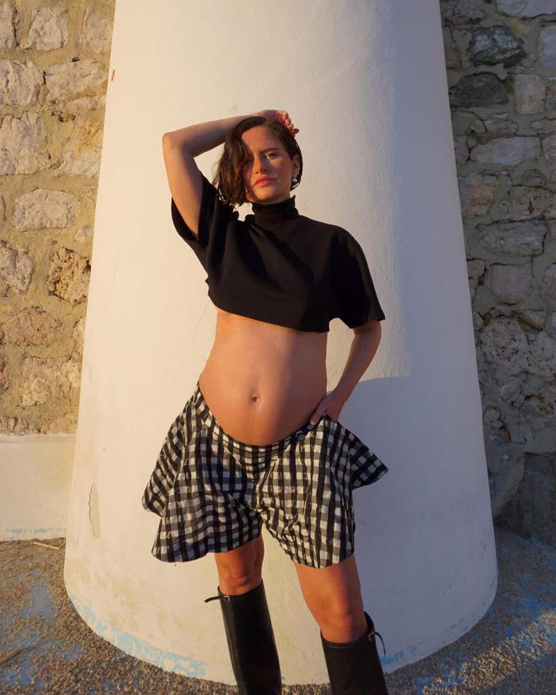 ALAÏA Archetypes gingham seersucker mini skirt worn by Marta Cygan | lifeofboheme's closet