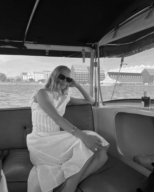 Khaite Wes pintucked cotton-poplin maxi dress worn by Marie von Behrens-Felipe | mvb's closet