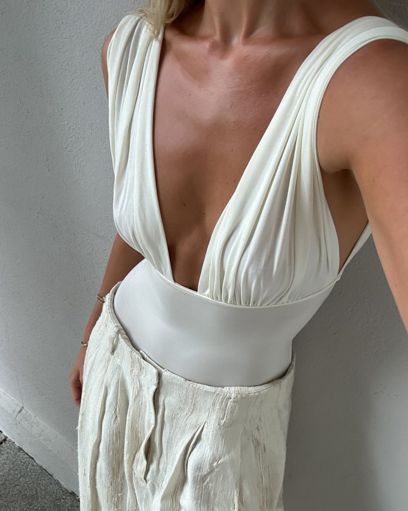 HELSA Jersey Sleeveless Bodysuit worn by Annijor | annijor's closet