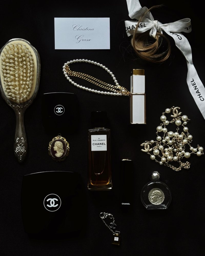 CHANEL COCO MADEMOISELLE Eau de Parfum Intense Set of 3 Purse Sprays worn by Christina Grasso | Christina Grasso Outfits and Style