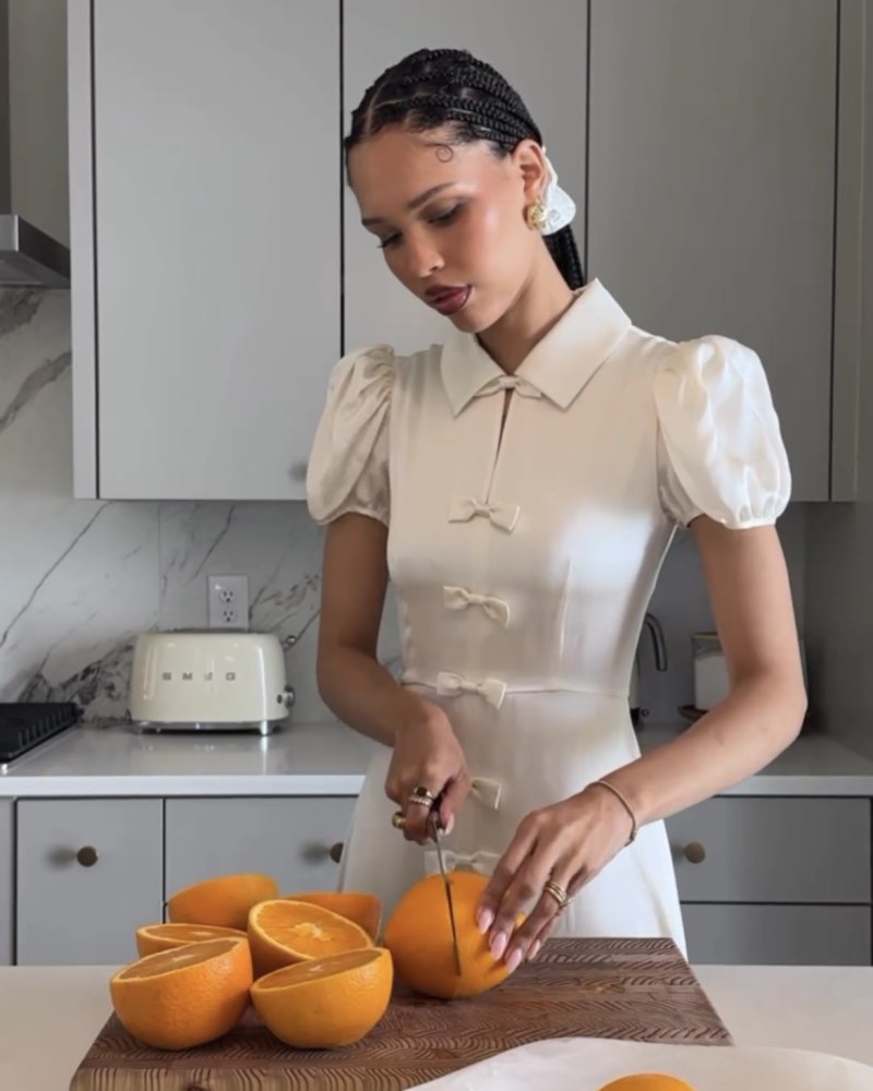 Tanner Fletcher Dorris Puff Sleeve Gown worn by nara | naraaziza's closet
