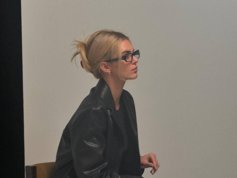 Elisa Johnson Avery In Gloss Black Optical Lens worn by Kendall Jenner | kendalljenner's closet