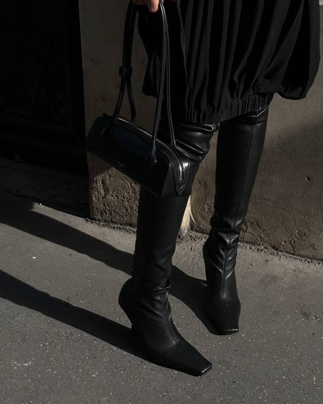 Proenza Schouler Over-the-knee leather boots worn by Isabelle Hartmann | isabellehartmann's closet