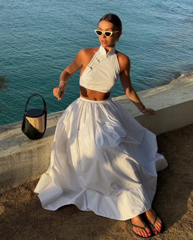 SAU LEE Hilary Sundress Set worn by S A S H A | sasha__fuks's closet