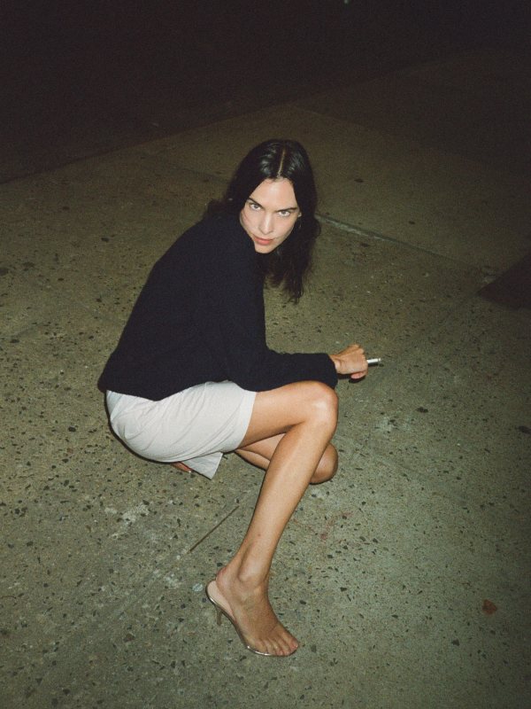 Gianvito Rossi Silver Sofia Mule 95 Heeled Sandals worn by Alexa Chung | Alexa Chung Outfits and Style