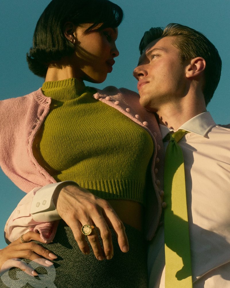 PRADA Cashmere cardigan and PRADA Short-sleeved cashmere sweater worn by Nara Smith | naraaziza's closet