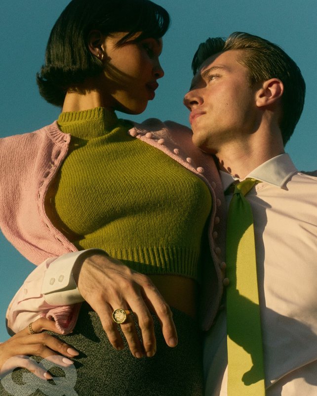 PRADA Cashmere cardigan and PRADA Short-sleeved cashmere sweater worn by Nara Smith | naraaziza's closet