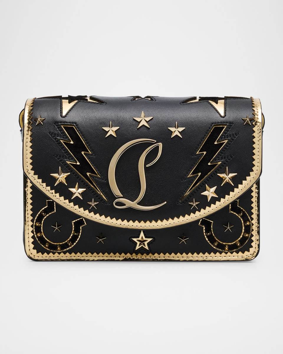 Giddy Loubi54 Small Embossed Crossbody Bag