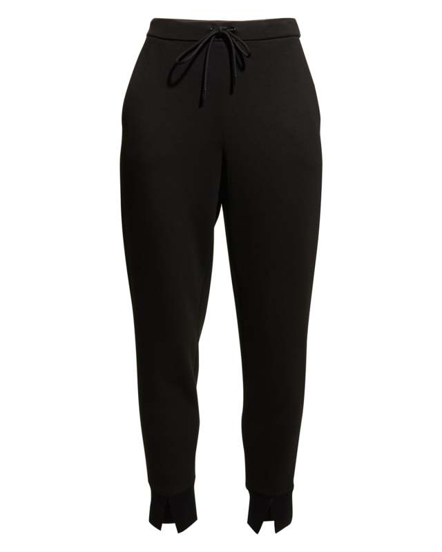 Slouchy Double-Knit Jogger Pants