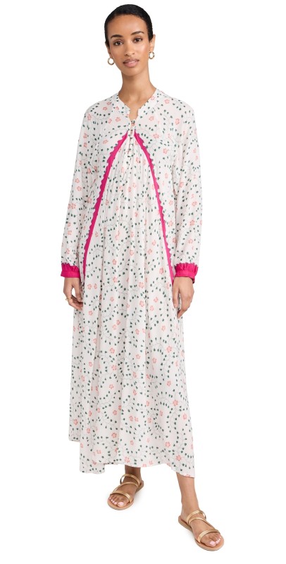 Natalie Martin Collection Fiore Maxi Dress Pinwheel Cotton