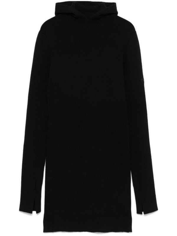hooded mini dress