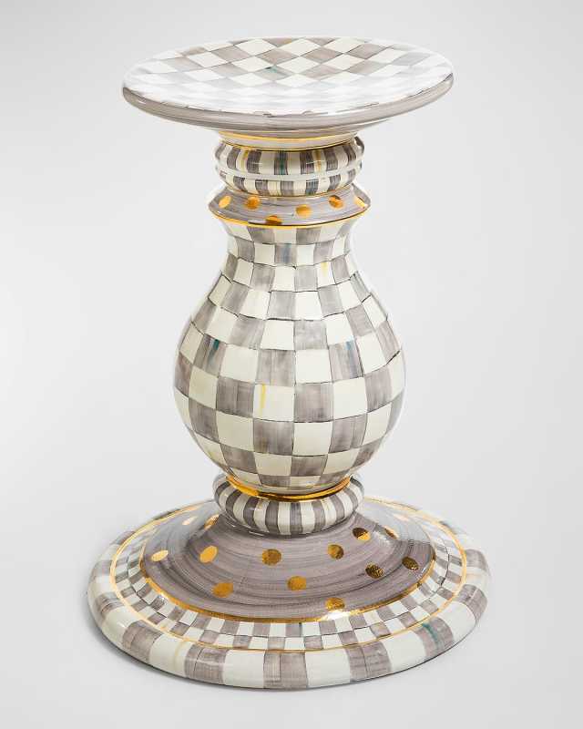 Sterling Check Pedestal Table Base