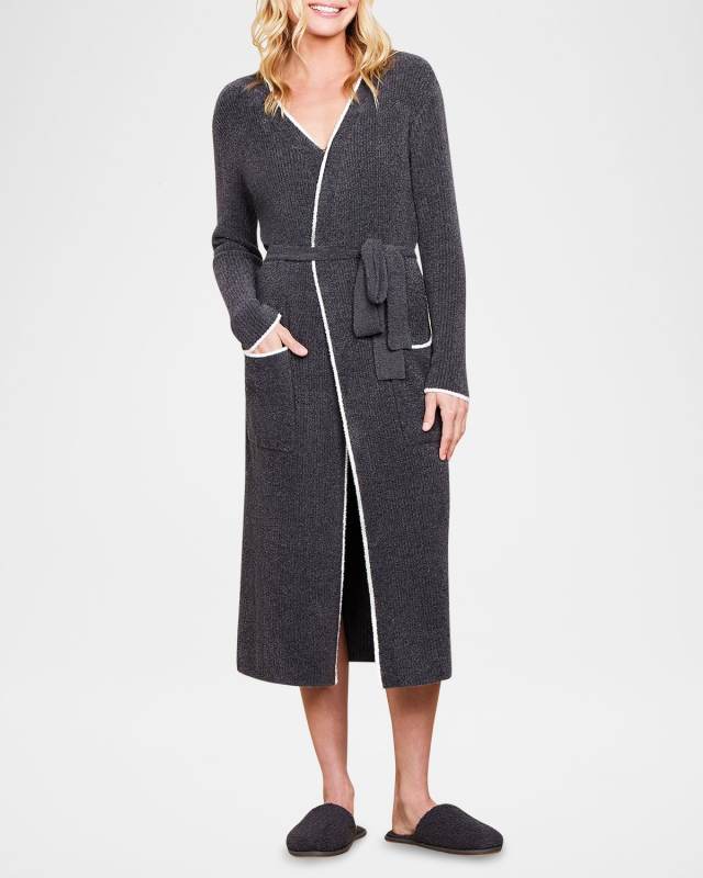 CozyChic Lite Ribbed Midi Robe