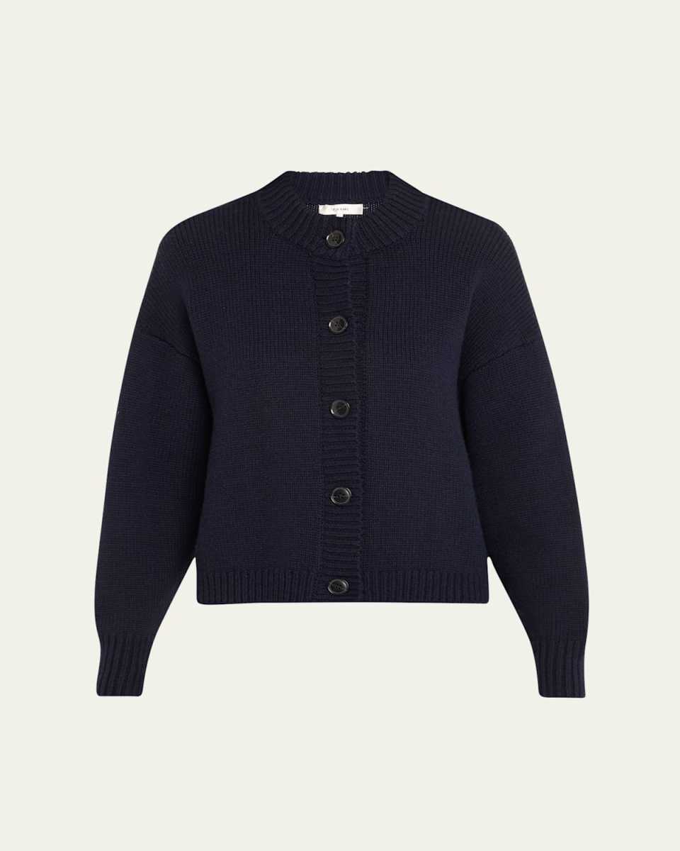 Chunky Femme Wool-Cashmere Cardigan
