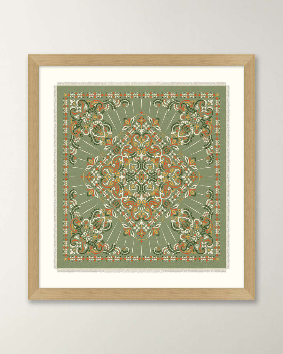 "Bandana Collection 1" Framed Giclee