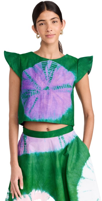 Busayo Jade Top green-multi