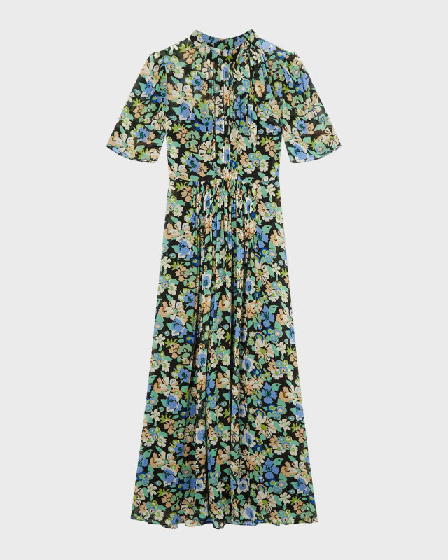 Thelma Floral-Print Woven Viscose Maxi Dress