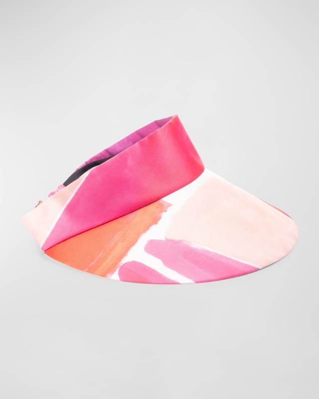 Micky Multicolor Satin Visor