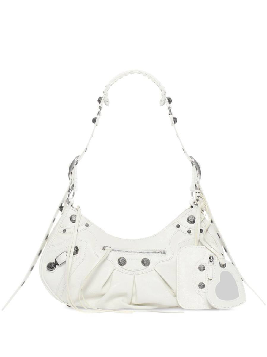 Le Cagole S leather shoulder bag