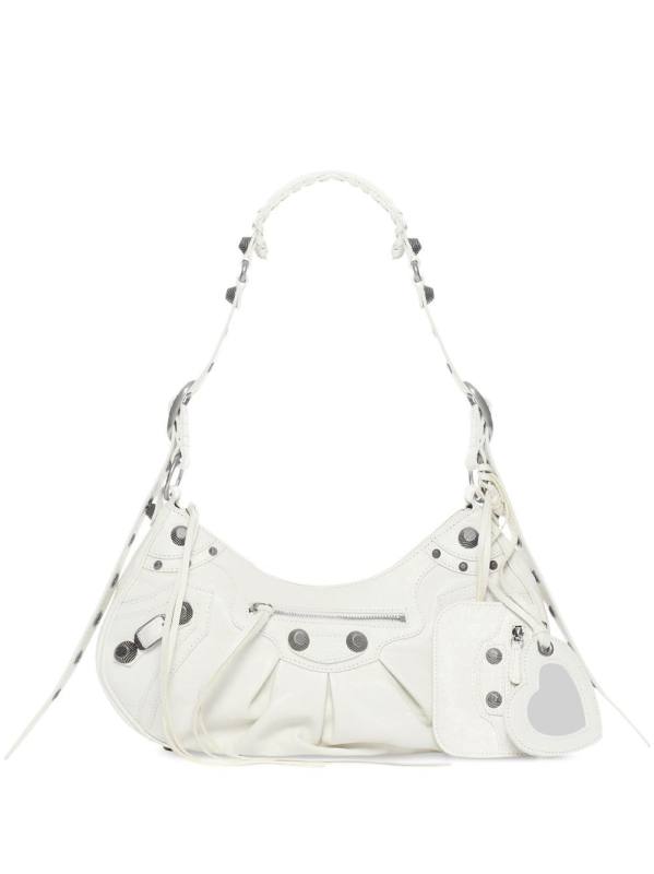 Le Cagole S leather shoulder bag