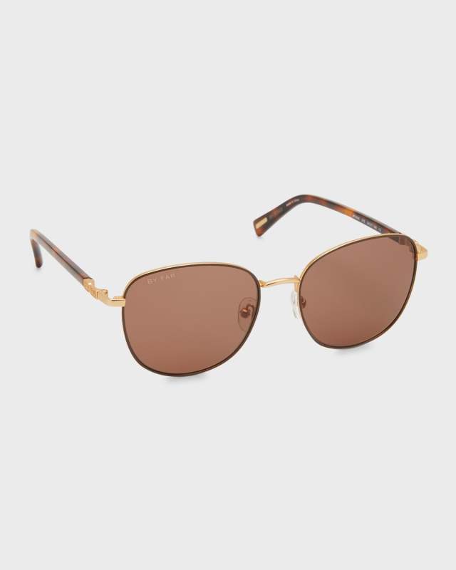 Gibson Matt Round Metal Sunglasses