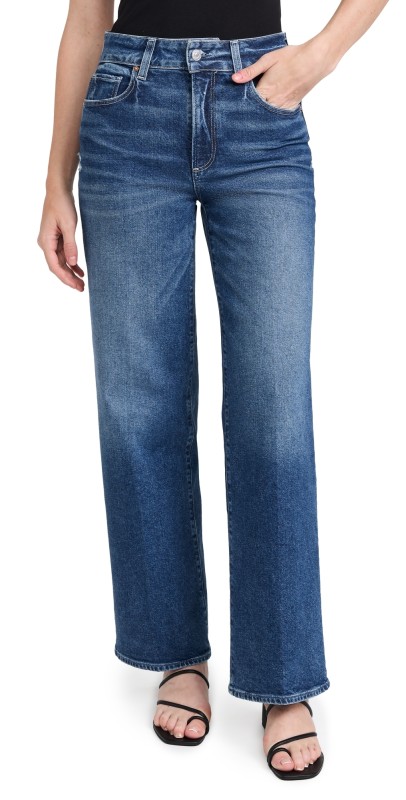 PAIGE Sasha 32 Wide Leg Jeans Modernism