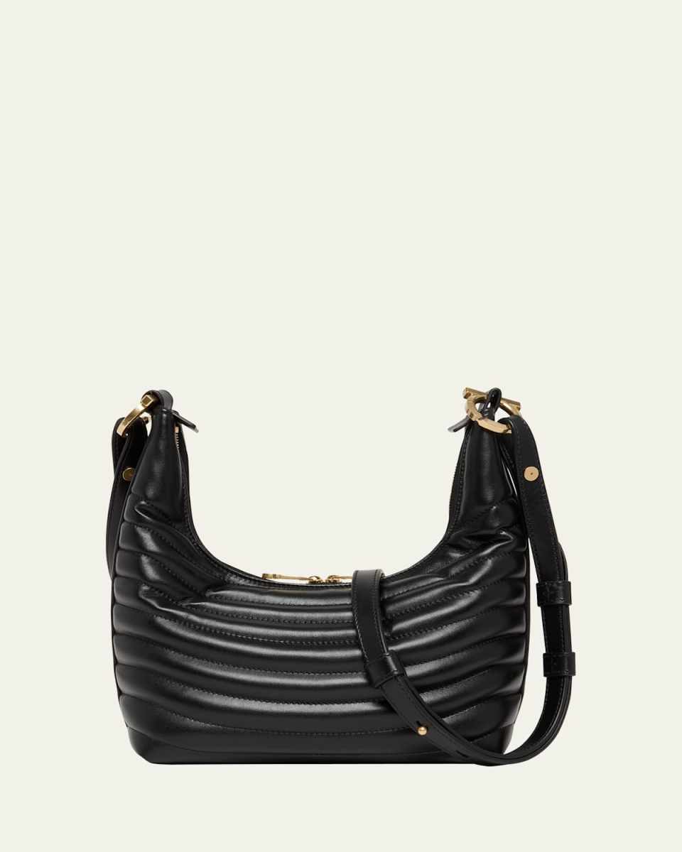 Padded Leather Crossbody Bag