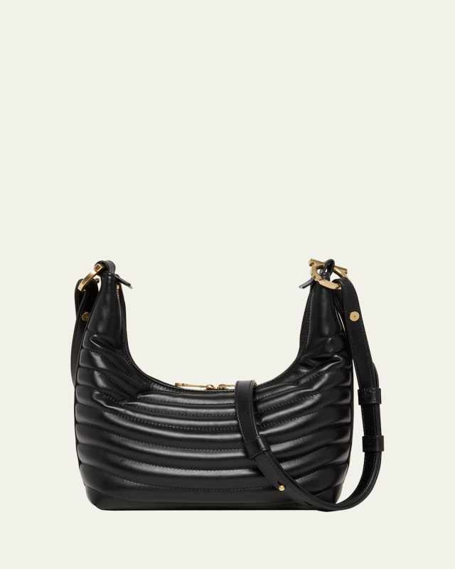 Padded Leather Crossbody Bag