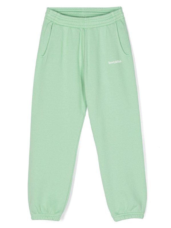 logo-print track pants