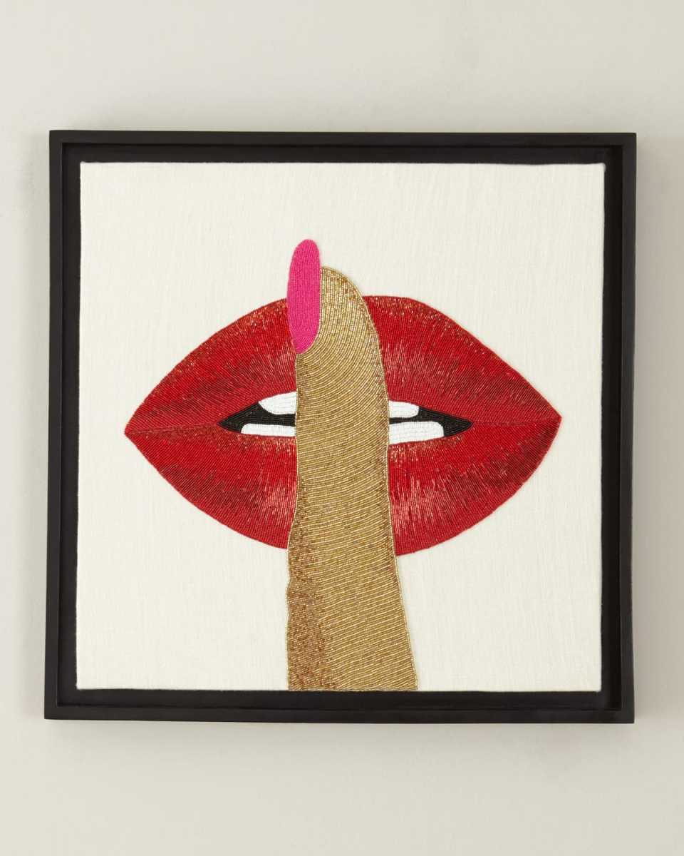 Hush Beaded Wall Art