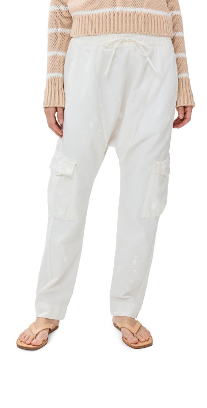 NSF Eddy Pants Soft White Paint Splatter