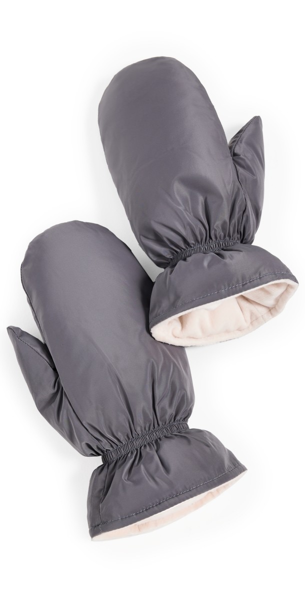 Hat Attack Apres Ski Mittens Grey