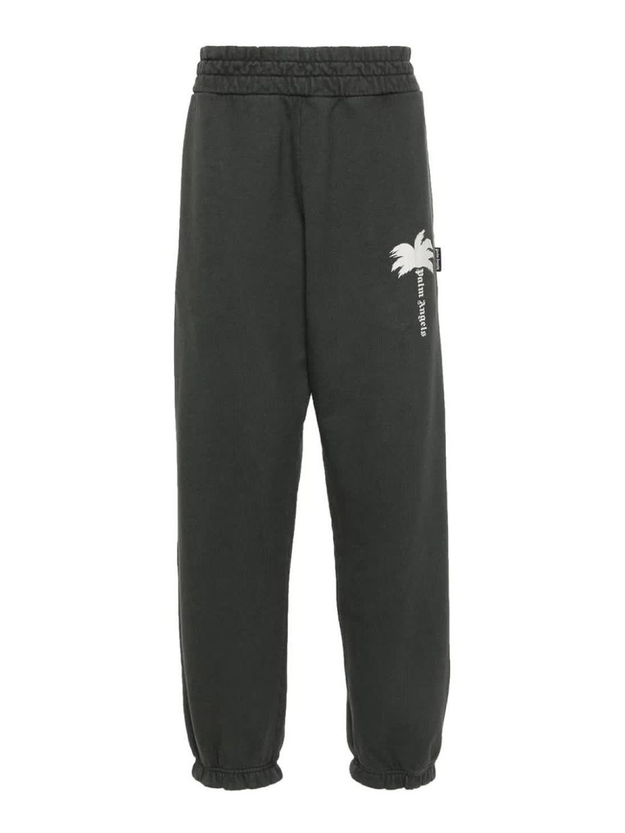 Palm Angels Pantalons De Sport - Gris Foncé