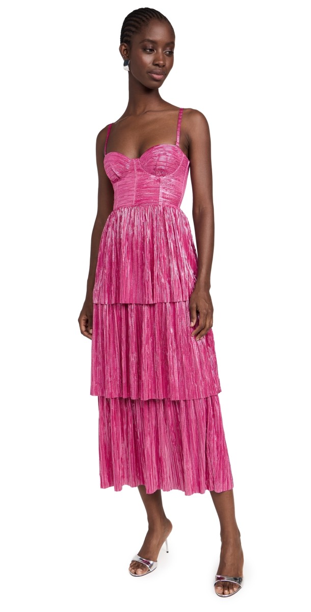 Sabina Musayev Ascella Dress Raspberry