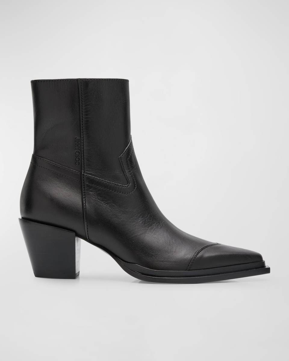 Cece Leather Western Booties