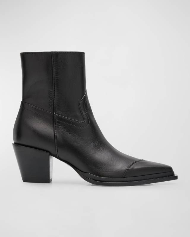 Cece Leather Western Booties